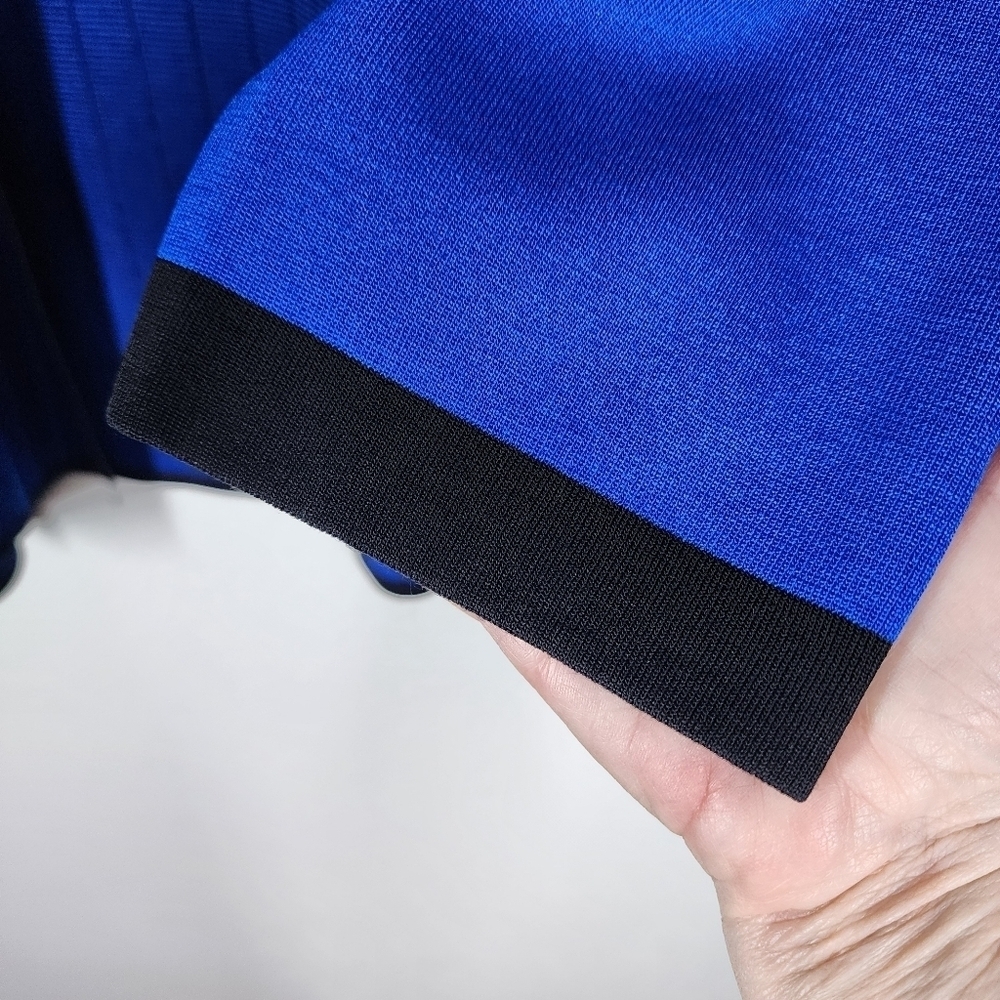 Misook Open Front Solid Striped Cardigan - image 6